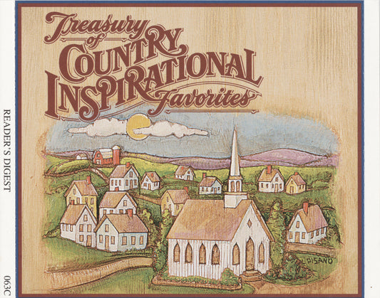 VARIOUS  - TREASURY OF COUNTRY INSPIRATIONAL-(4CDS)
