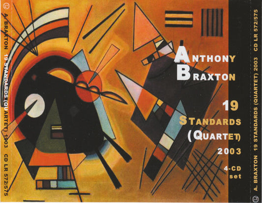 BRAXTON, ANTHONY  - 19 STANDARDS (QUARTET) 2003 (4CDS)