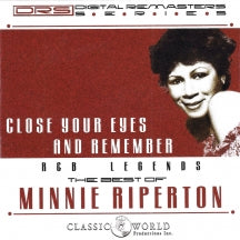 MINNIE RIPERTON - CLOSE YOUR EYES AND REMEMBER: THE BEST OF [CD]