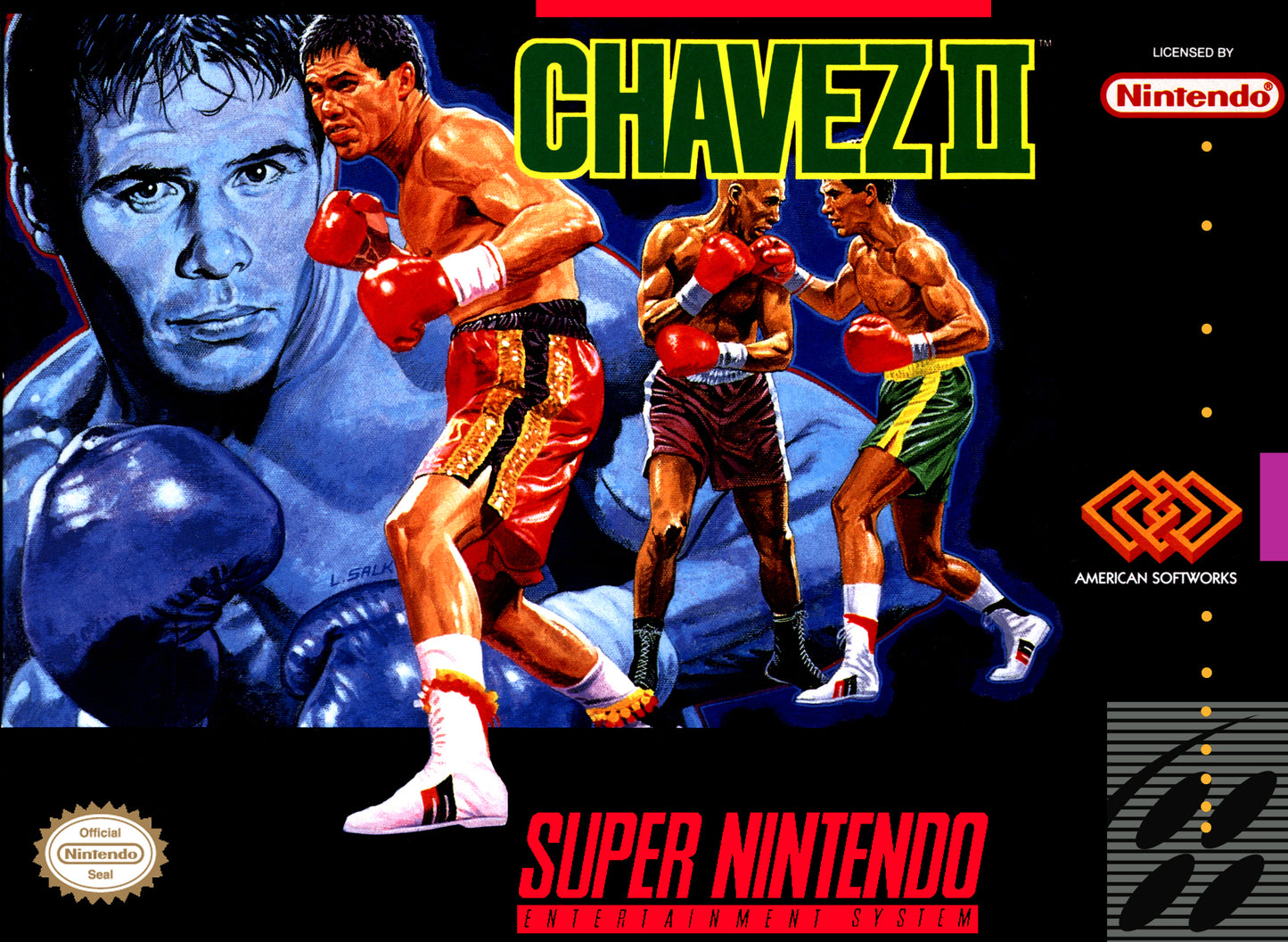 BOXING LEGENDS OF THE RING  - SNES (W/BOX)