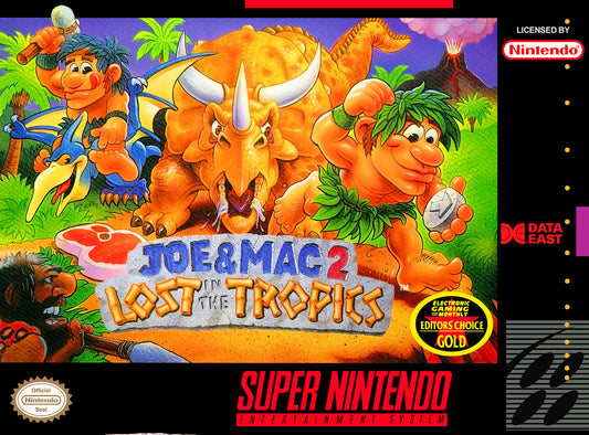 JOE & MAC 2: LOST IN THE TROPICS  - SNES