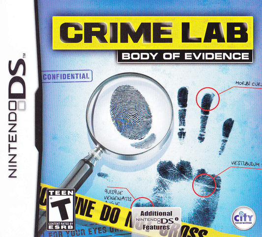CRIME LAB: BODY OF EVIDENCE (CARTRIDGE O  - DS