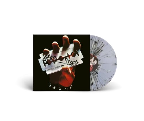 JUDAS PRIEST - BRITISH STEEL (BLACK AND WHITE SPLATTER VINYL)