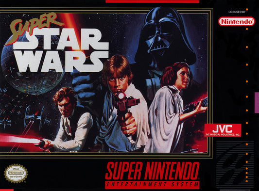 SUPER STAR WARS  - SNES (W/BOX & MANUAL)