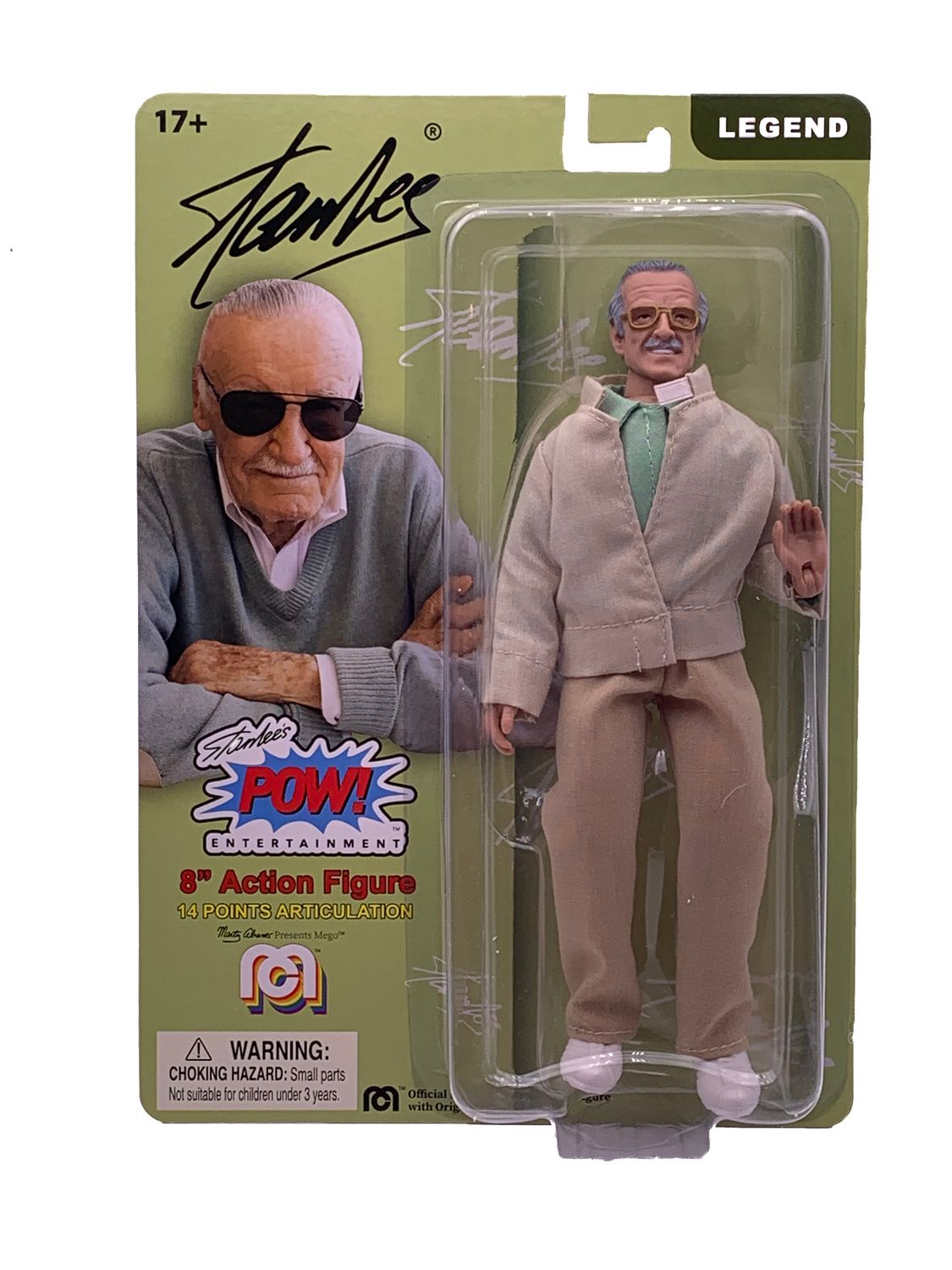 STAN LEE (8")(BROWN JACKET) - MEGO