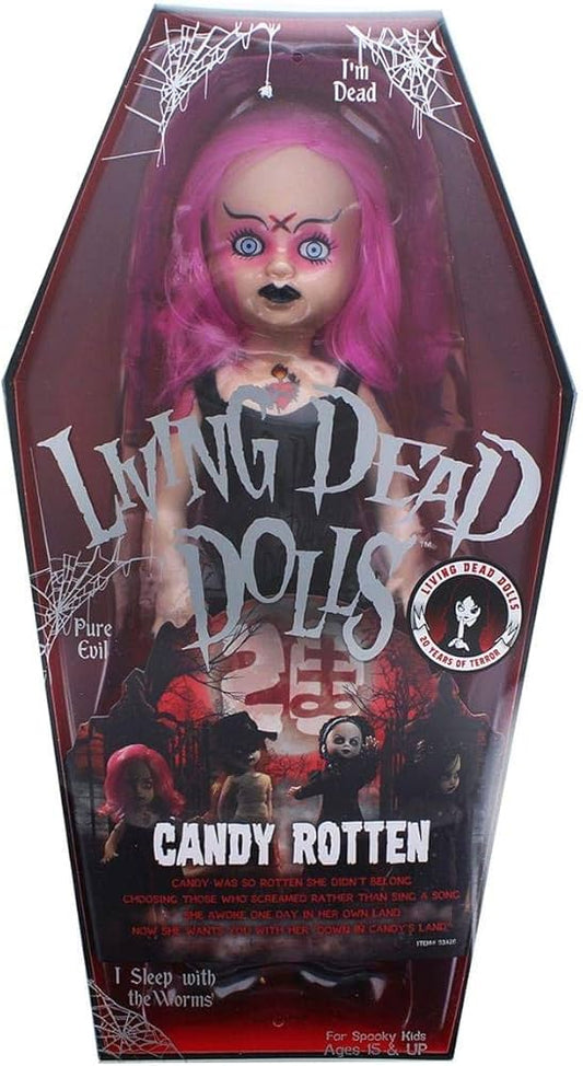 LIVING DEAD DOLL: CANDY ROTTEN (20 YEARS OF TERROR) - MEZCO-2018-SERIES 35