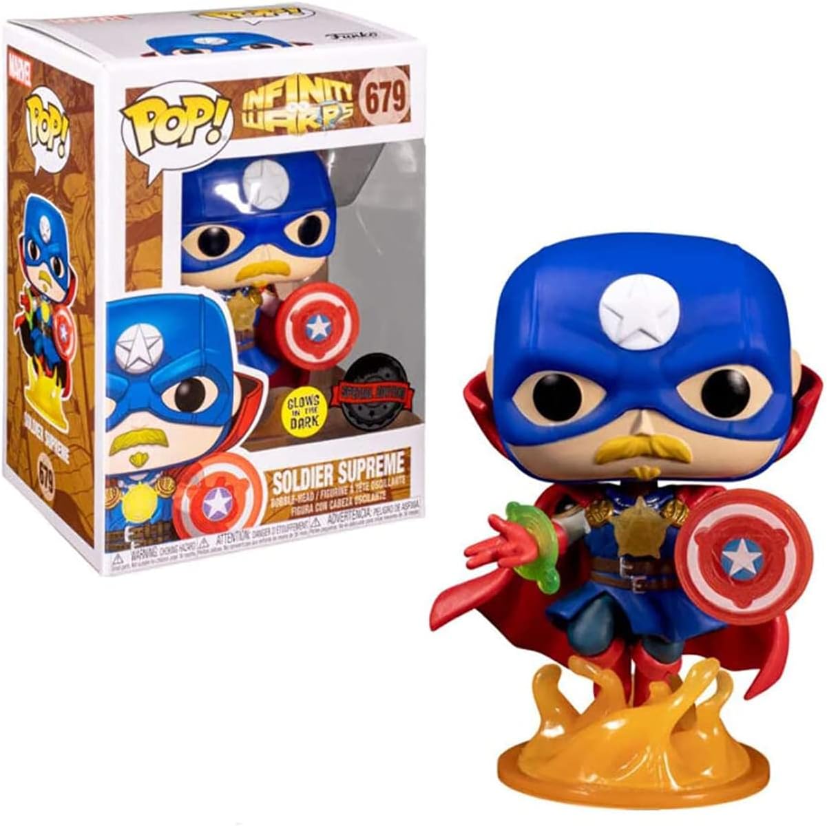 INFINITY WARPS: SOLDIER SUPREME #679 - FUNKO POP!-GITD-SPECIAL EDITION