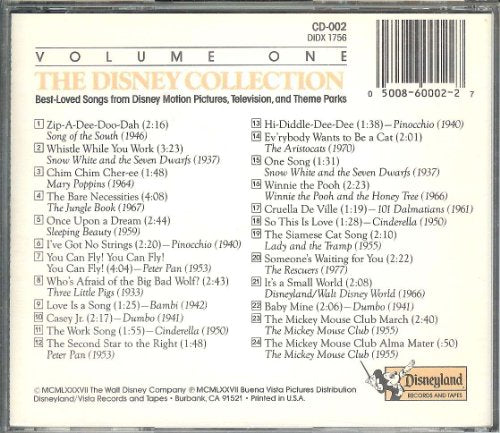 SNDTRK - DISNEY COLLECTION V1