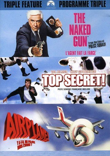 NAKED GUN/TOP SECRET!/AIRPLANE - DVD- TRIPLE FEATURE