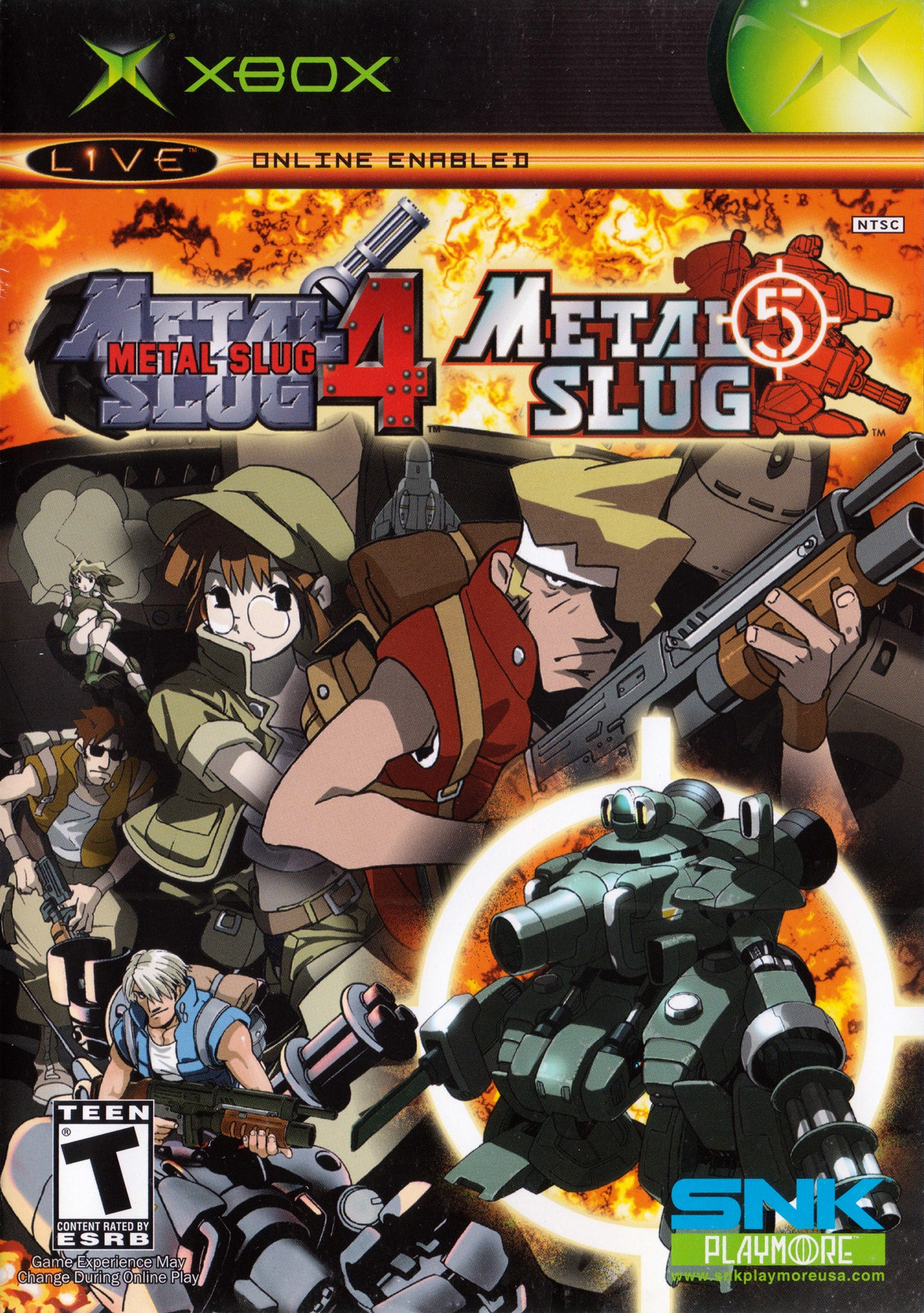 METAL SLUG 4 & 5  - XBOX