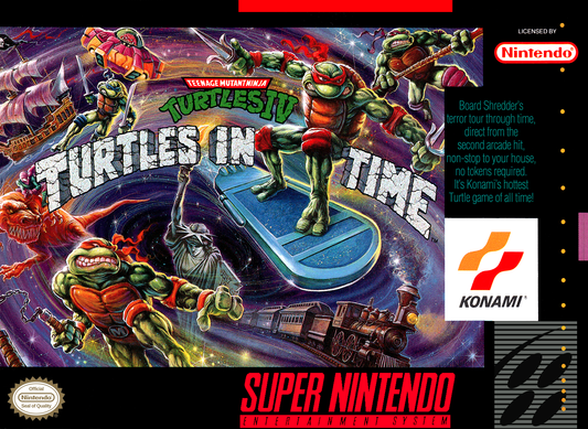 TEENAGE MUTANT NINJA TURTLES IV: TURTLES  - SNES