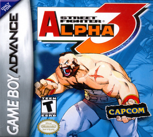 STREET FIGHTER ALPHA 3  - GBA