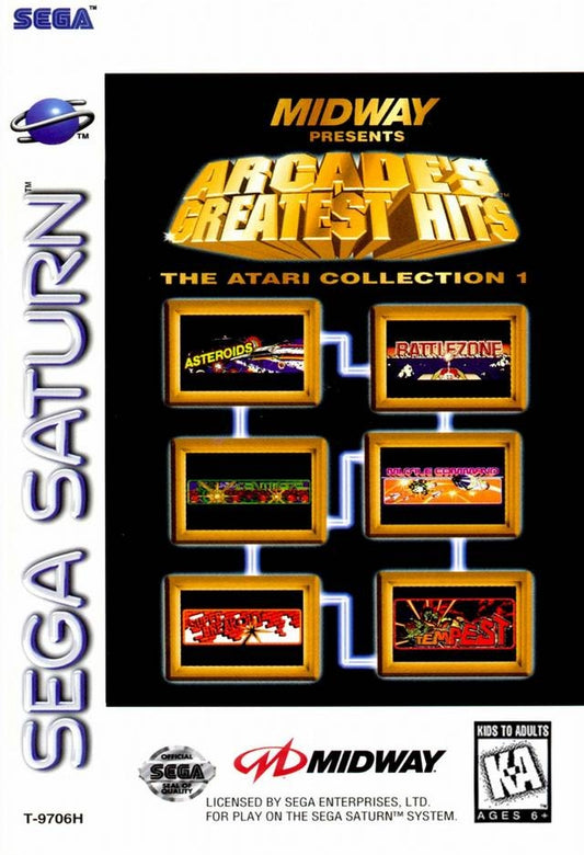 ARCADE'S GREATEST HITS: ATARI COLLECTION  - SATURN