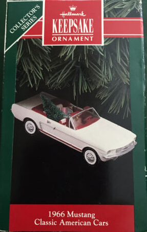 CLASSIC CARS: 1966 MUSTANG - HALLMARK-ORNAMENT