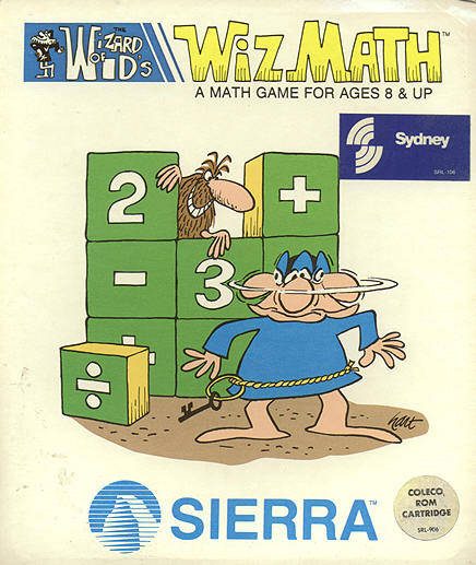 WIZARD OF ID'S WIZ MATH  - COLECO