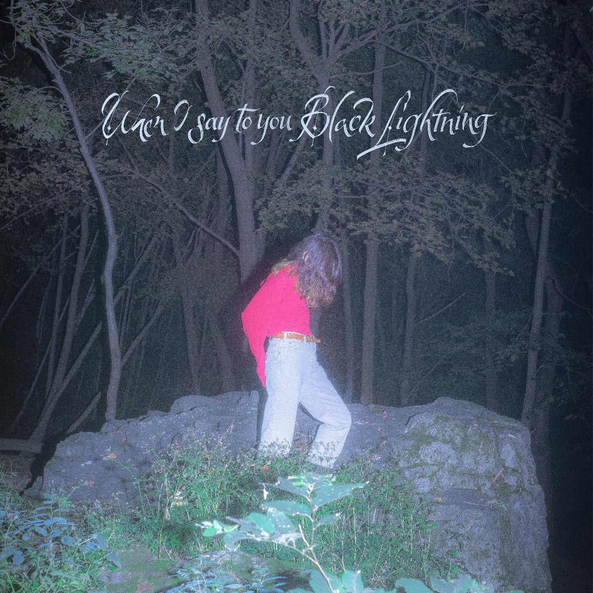 COMMON HOLLY - WHEN I SAY TO YOU BLACK LIGHTNING (BLUE VINYL)