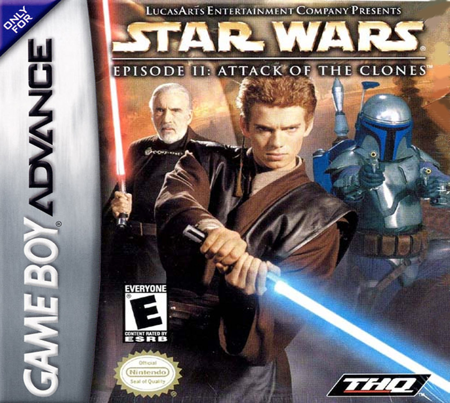 STAR WARS: EPISODE II: ATTACK OF THE CLO  - GBA  (CARTRIDGE ONLY)