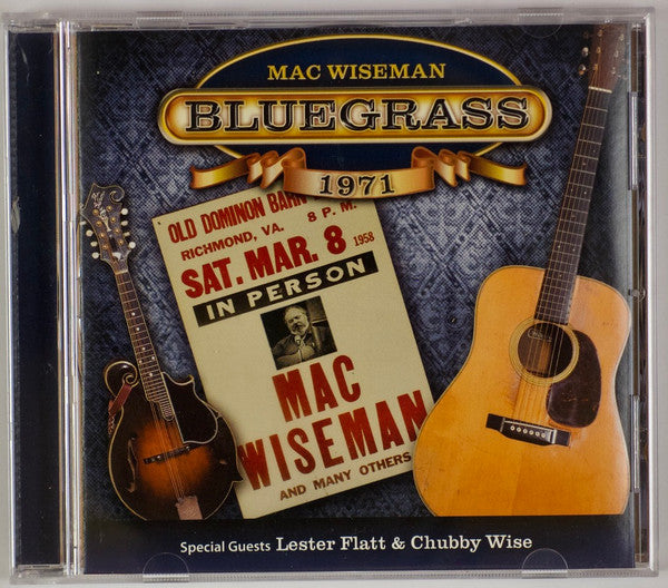 WISEMAN, MAC  - BLUEGRASS 1971