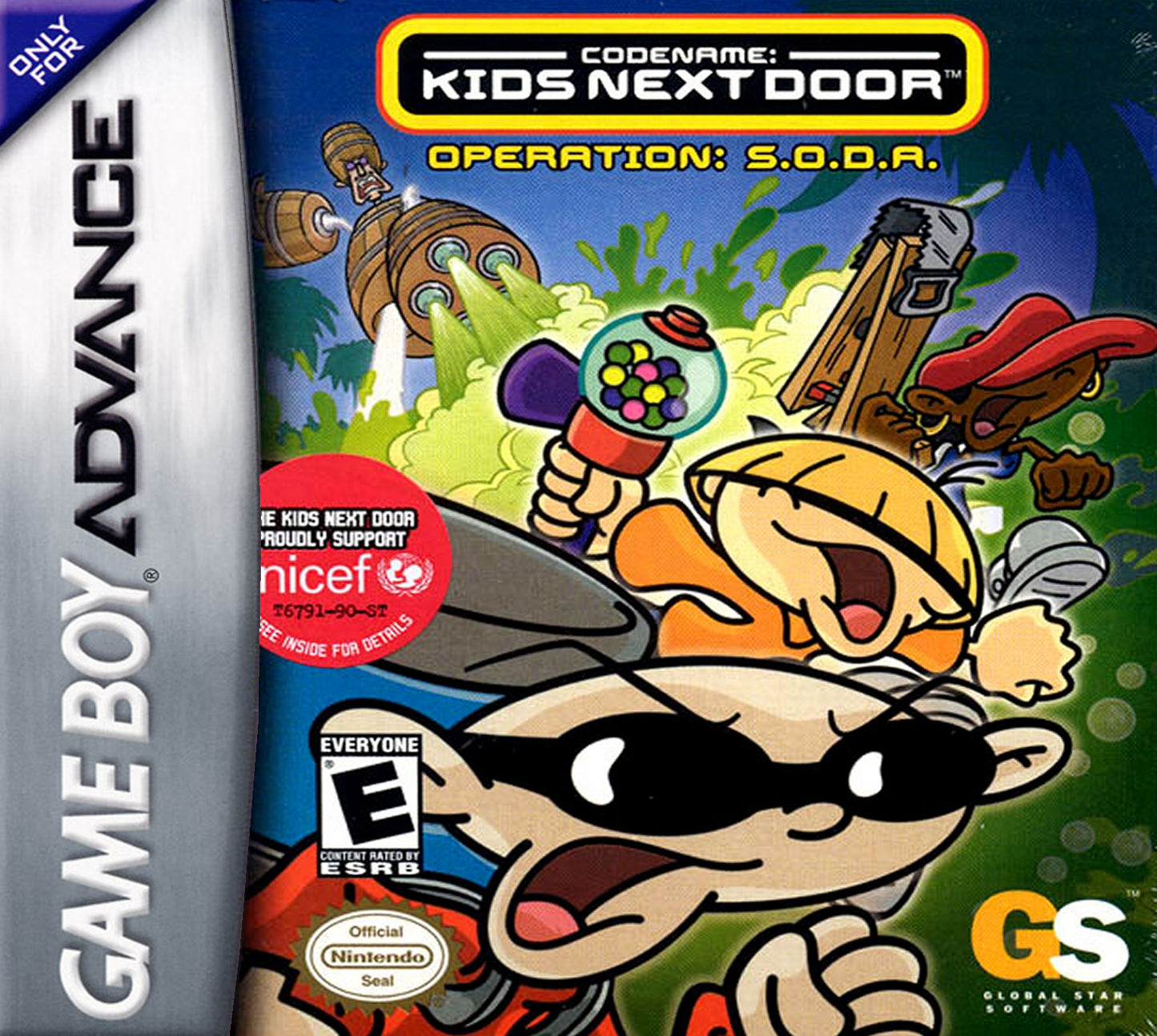 CODENAME KIDS NEXT DOOR: OPERATION SODA  - GBA