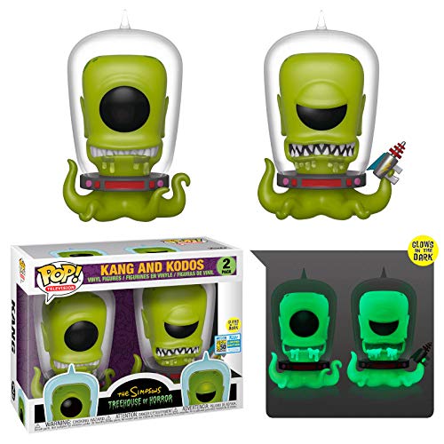 SIMPSONS: KANG & KODOS (2 PACK) - FUNKO POP!-GITD-2019 SUMMER CON