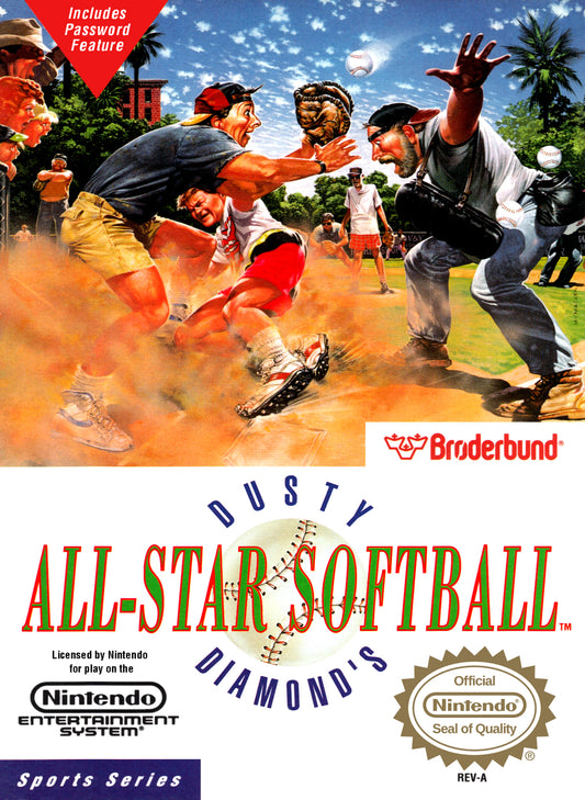 DUSTY DIAMOND'S ALL-STAR SOFTBALL  - NES