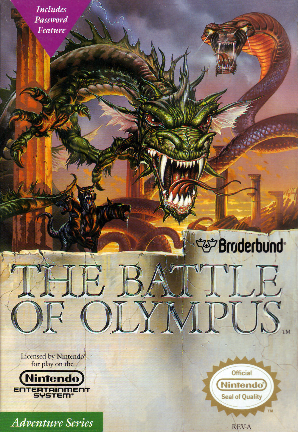 BATTLE OF OLYMPUS  - NES
