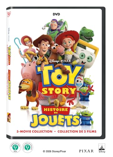TOY STORY 5 / TOY STORY 4 / TOY STORY 3 / TOY STORY 2 / TOY STORY - MULTI-FEATURE (5 DISCS) - BILINGUAL - DVD
