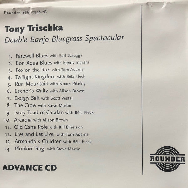 TRISCHKA, TONY  - DOUBLE BANJO BLUEGRASS SPECTACULAR
