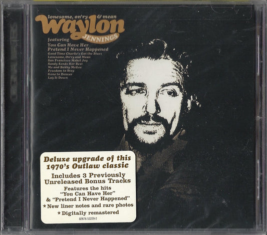JENNINGS, WAYLON  - LONESOME, ON'RY & MEAN