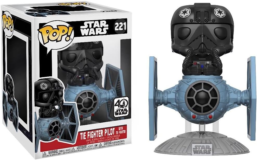 STAR WARS: TIE FIGHTER PILOT WITH TIE FIGHTER #221 - FUNKO POP!-40TH