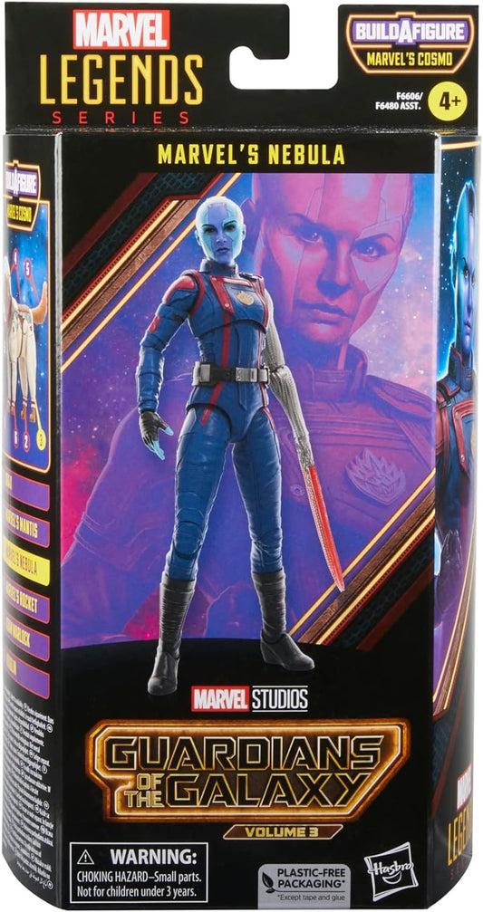GUARDIANS OF THE GALAXY V3: NEBULA - MARVEL LEGENDS-COSMO BUILD-A