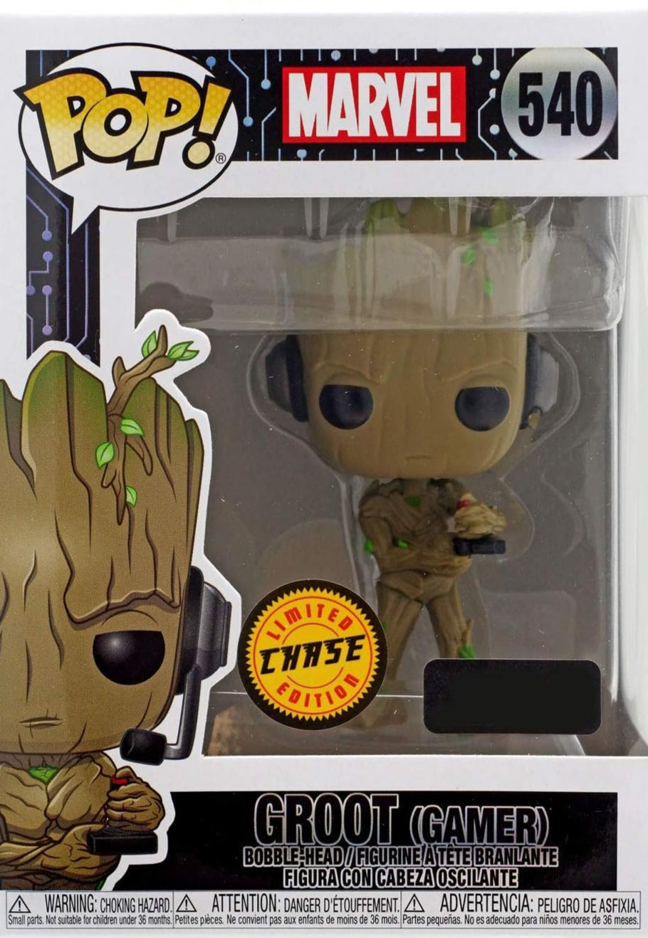 MARVEL: GROOT (GAMER) #540 - FUNKO POP!-CHASE-EXCLUSIVE