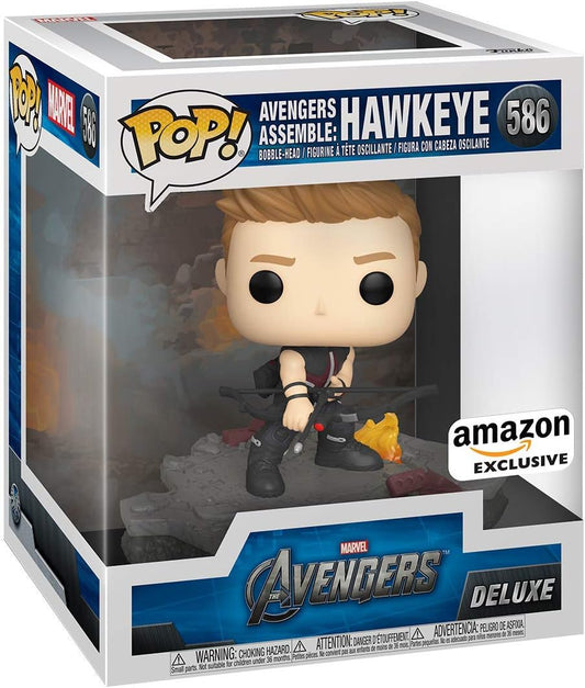 AVENGERS ASSEMBLE: HAWKEYE #586 - FUNKO POP!-DELUXE-EXCLSUIVE