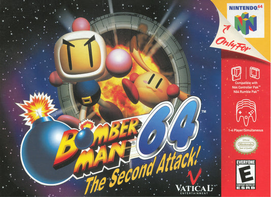 BOMBERMAN 64: SECOND ATTACK  - N64