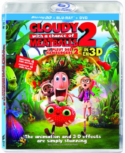 CLOUDY WITH A CHANCE OF MEATBALLS 2 - 3D [BLU-RAY] (BILINGUAL)
