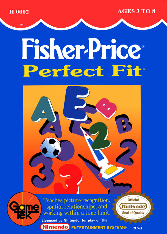 FISHER-PRICE: PERFECT FIT  - NES (W/BOX & MANUAL)