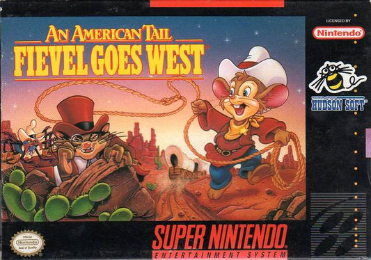 AN AMERICAN TAIL: FIEVEL GOES WEST  - SNES