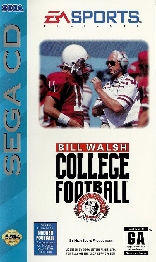 BILL WALSH COLLEGE FOOTBALL  - SEGACD