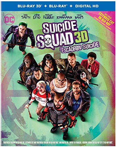 SUICIDE SQUAD [3D BLU-RAY + BD + UV] (BILINGUAL)