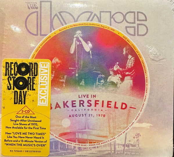 THE DOORS - LIVE IN BAKERSFIELD, AUGUST 21, 1970 (CD)