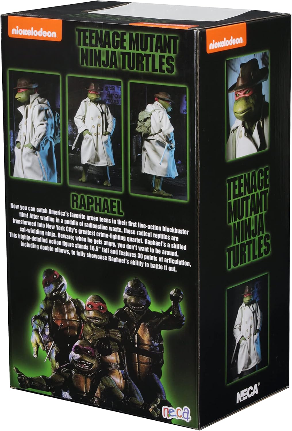 TMNT (1990 MOVIE): RAPHAEL IN DISGUISE (16.5") - NECA-1/24 SCALE