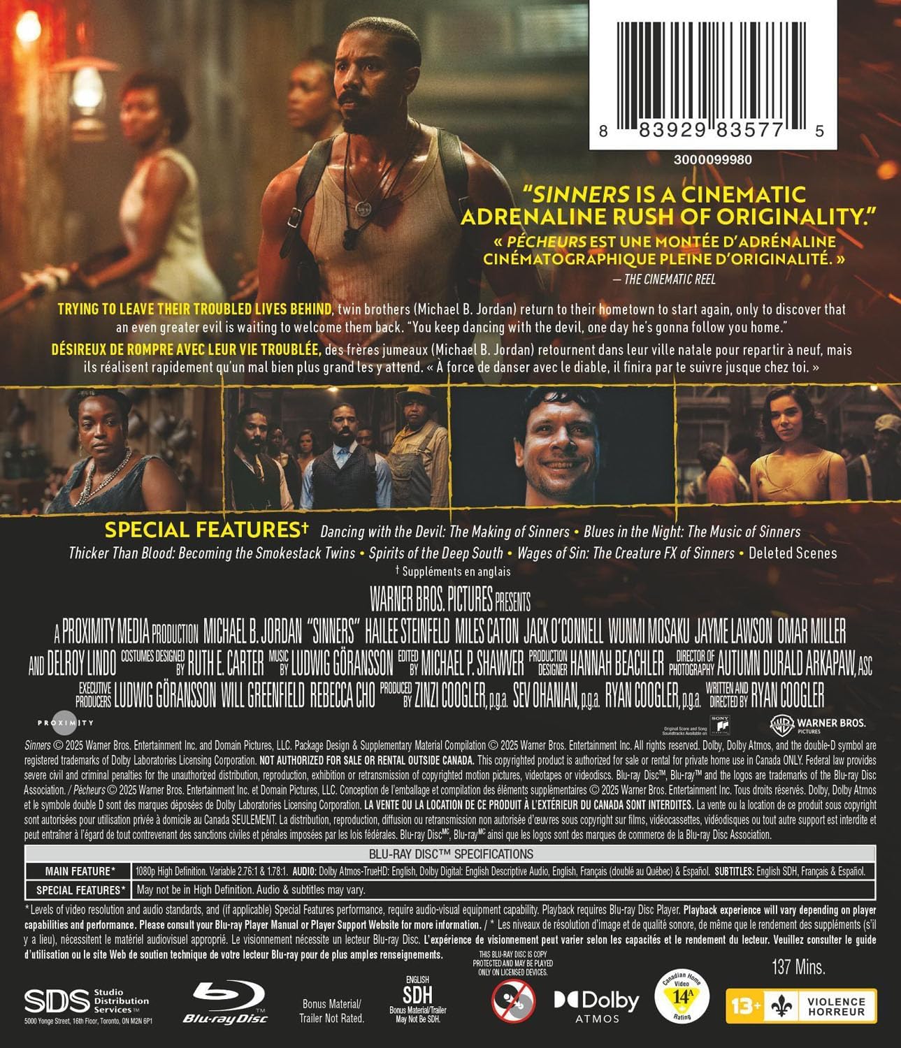 SINNERS  - BLU-2025-MICHAEL B. JORDAN