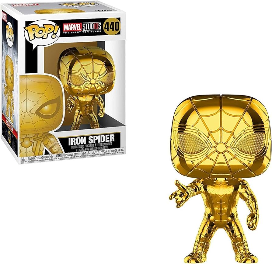 MARVEL STUDIOS: IRON SPIDER (GOLD) #440 - FUNKO POP!-FAN VOTE WINNER