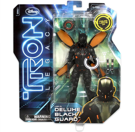 TRON: LEGACY: DELUXE BLACK GAURD (7") - SPIN MASTER-2010