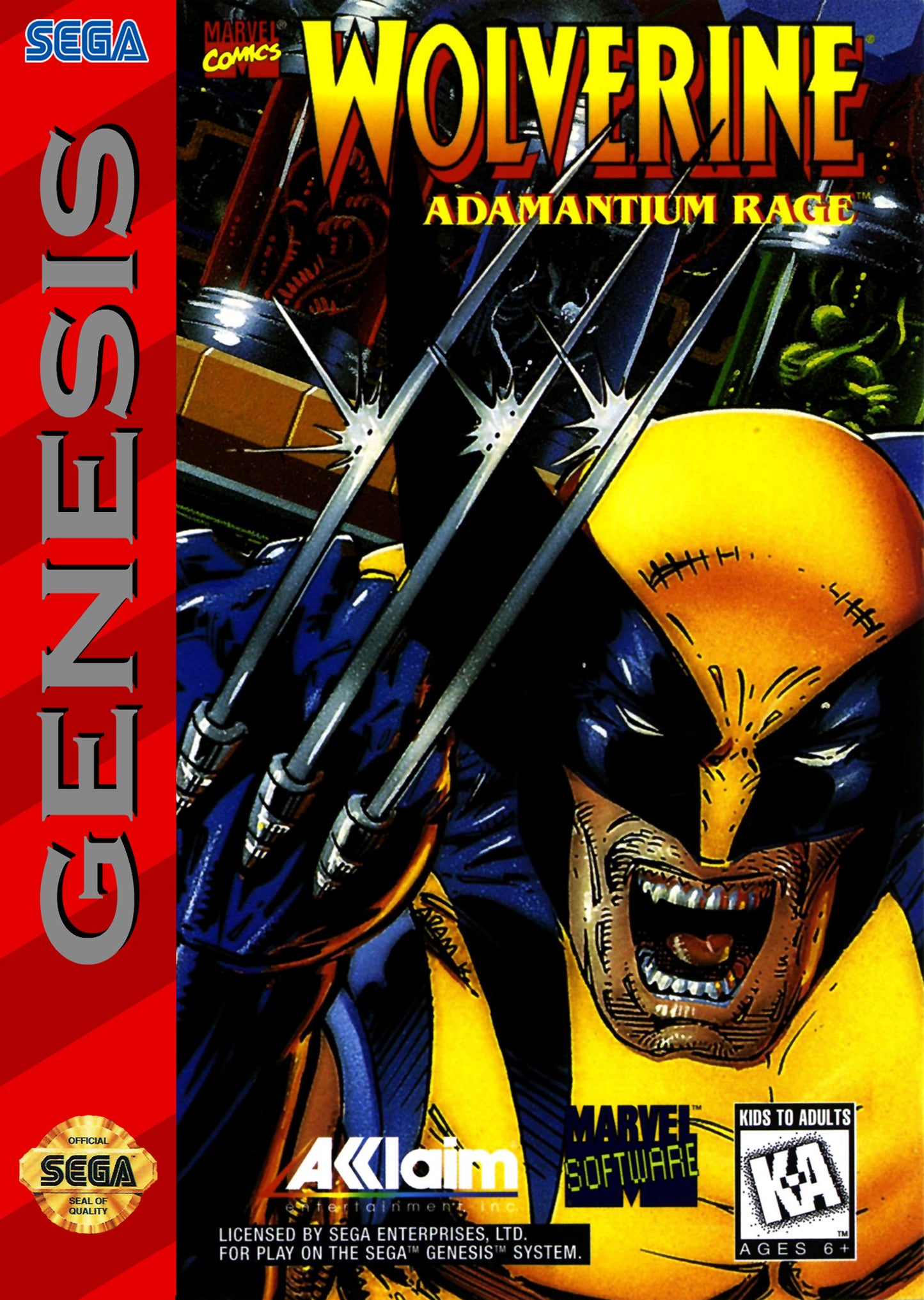 WOLVERINE: ADAMANTIUM RAGE  - GENESIS