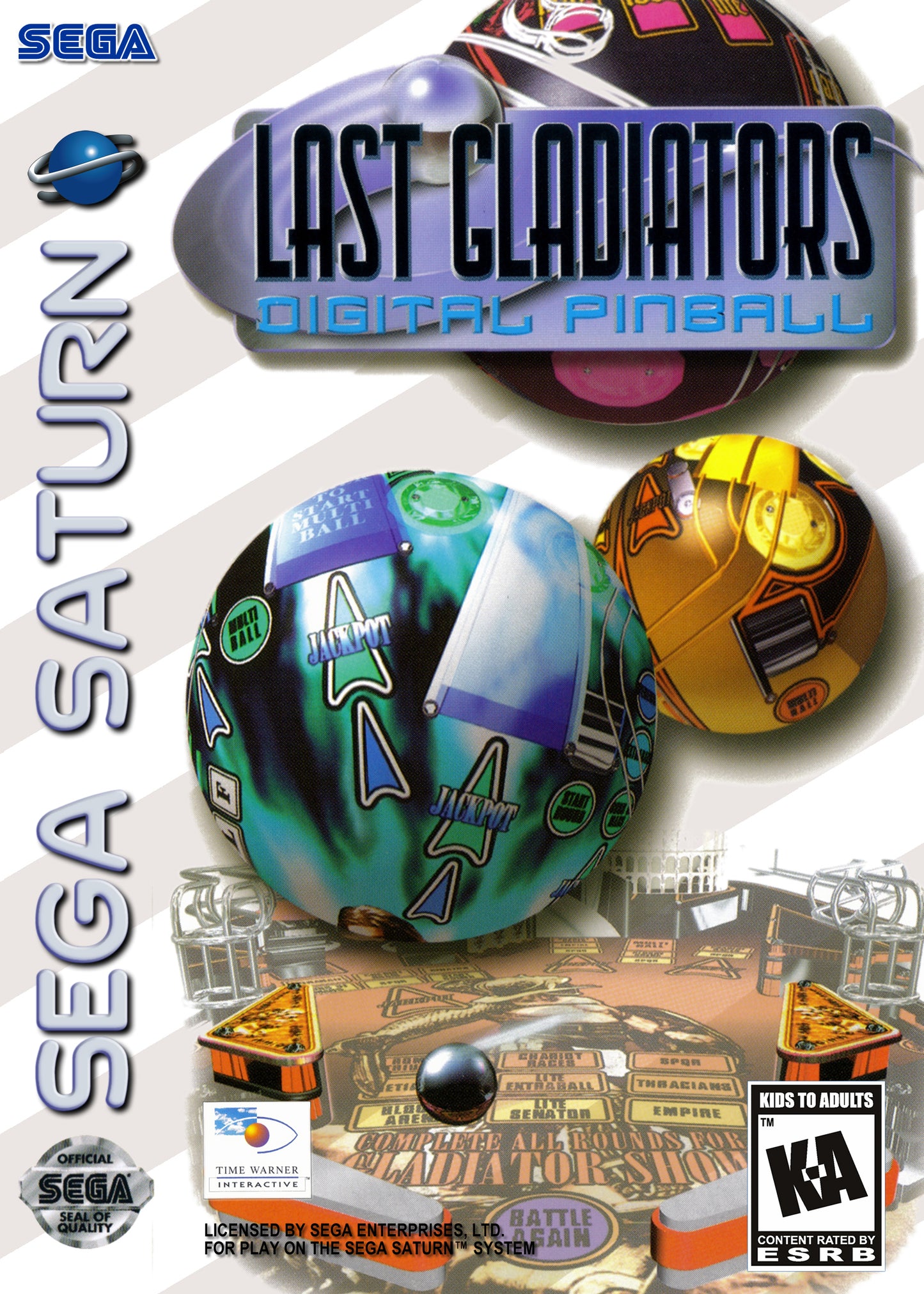 LAST GLADIATORS DIGITAL PINBALL  - SATURN
