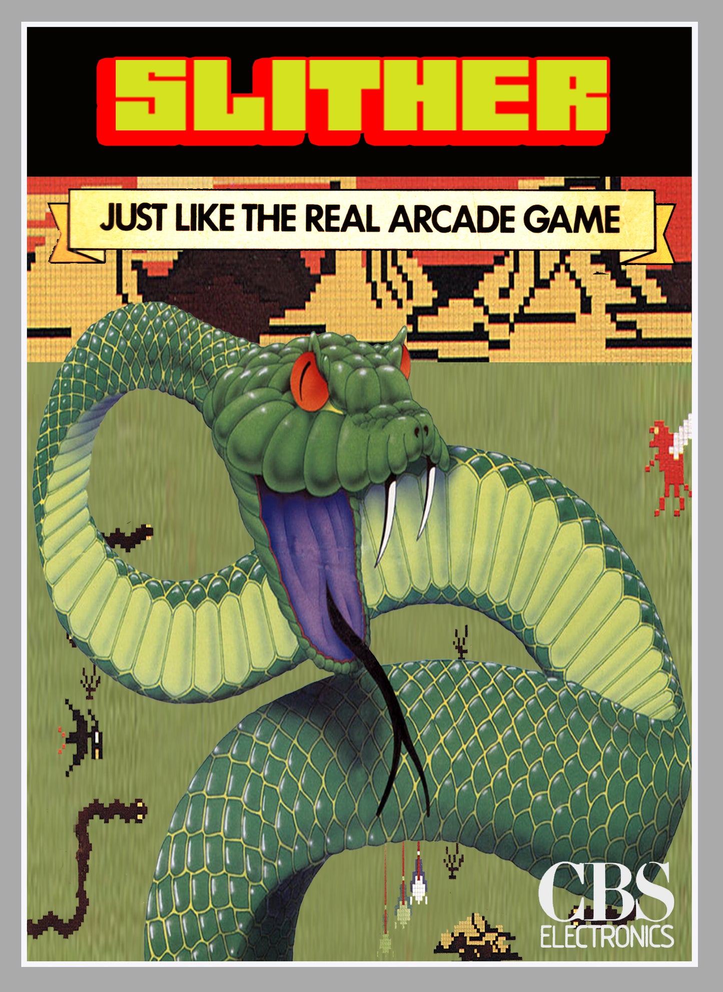 SLITHER  - COLECO