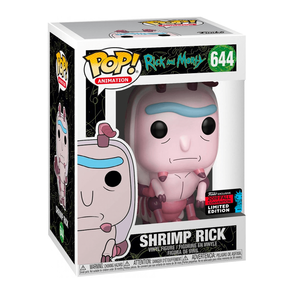 RICK & MORTY: SHRIMP RICK #644 - FUNKO POP!-2019 FALL CON