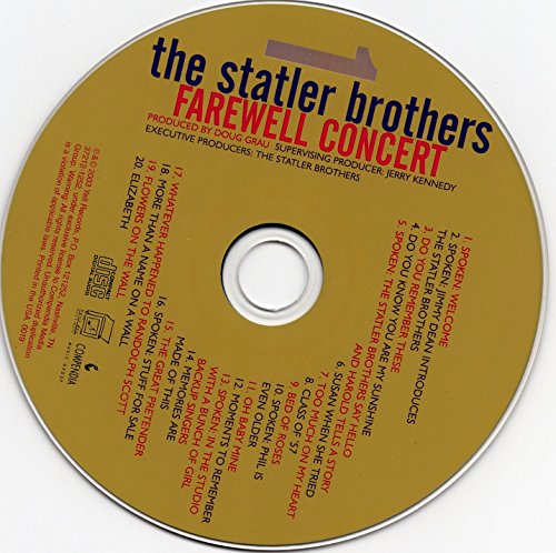 STATLER BROTHERS  - FAREWELL CONCERT