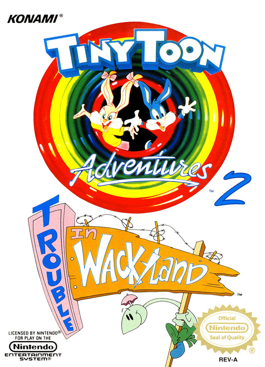 TINY TOON ADVENTURES 2: TROUBLE IN WACKY  - NES